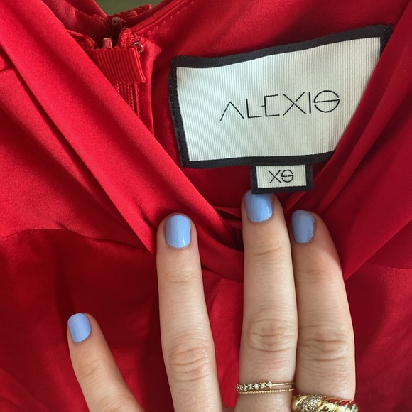 Alexis Cadiz Red Silk Dress - Picture 7 of 11